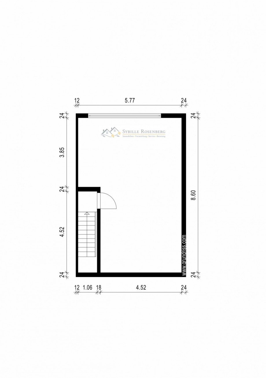 Grundriss Dachgeschoss Reihenendhaus Heusenstamm