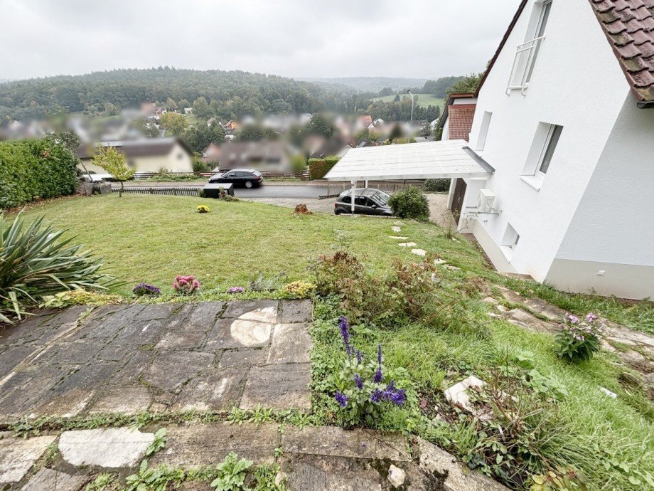 Ausblick Gartenhaus Einfamilienhaus Freigericht