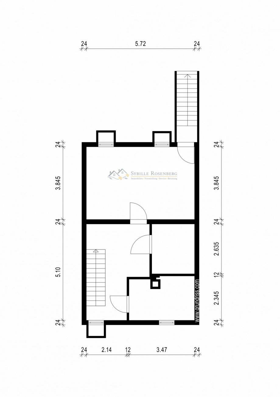 Grundriss Keller Reihenendhaus Heusenstamm